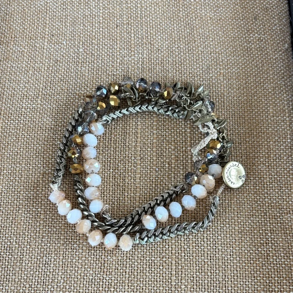 Chloe +‎ Isabel Fringe Wrap Beaded Bracelet